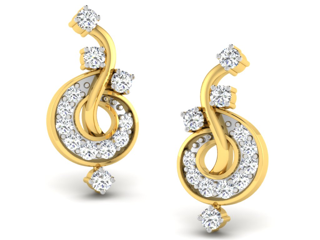 3D Jewelry Files Earring Model 3DM STL DE-3382