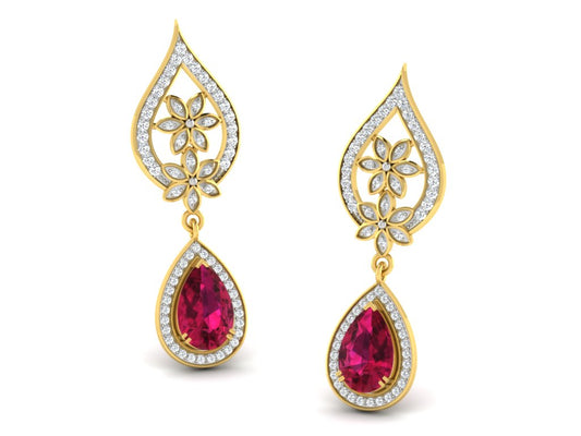 3D Jewelry Files Earring Model 3DM STL DE-3487