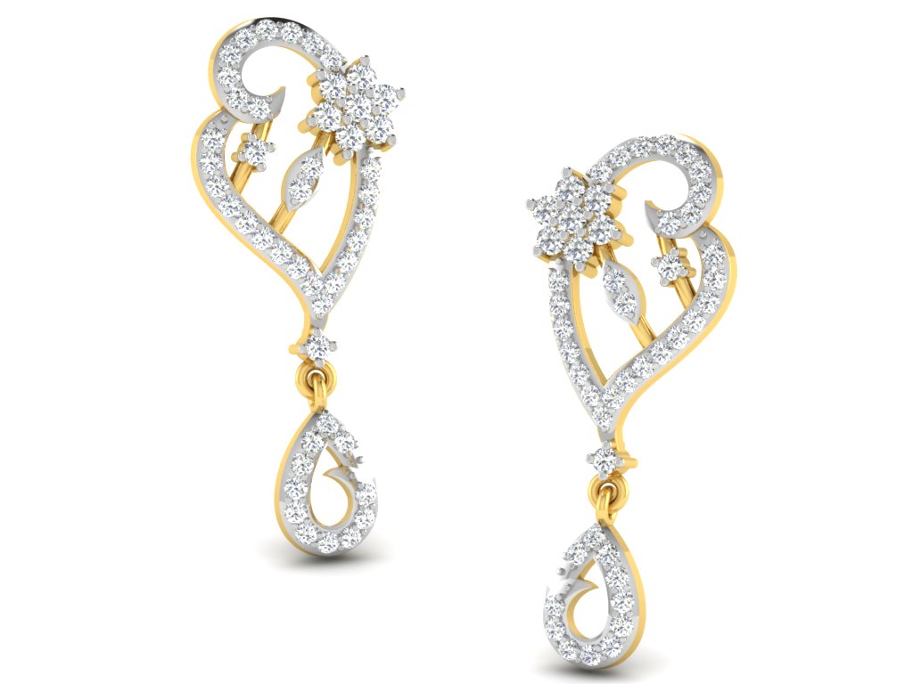 3D Jewelry Files Earring Model 3DM STL DE-3531