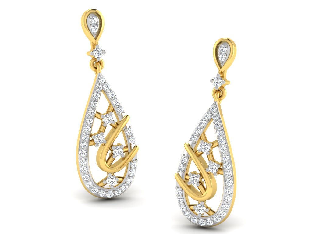 3D Jewelry Files Earring Model 3DM STL DE-3533