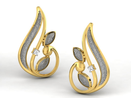 3D Jewelry Files Earring Model 3DM STL DE-3614