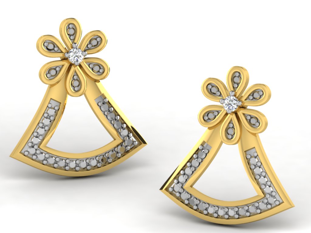 3D Jewelry Files Earring Model 3DM STL DE-3616