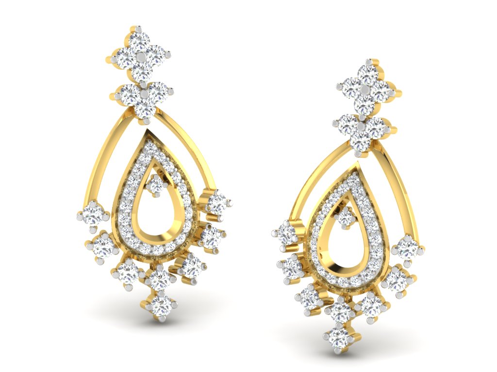 3D Jewelry Files Earring Model 3DM STL DE-3652