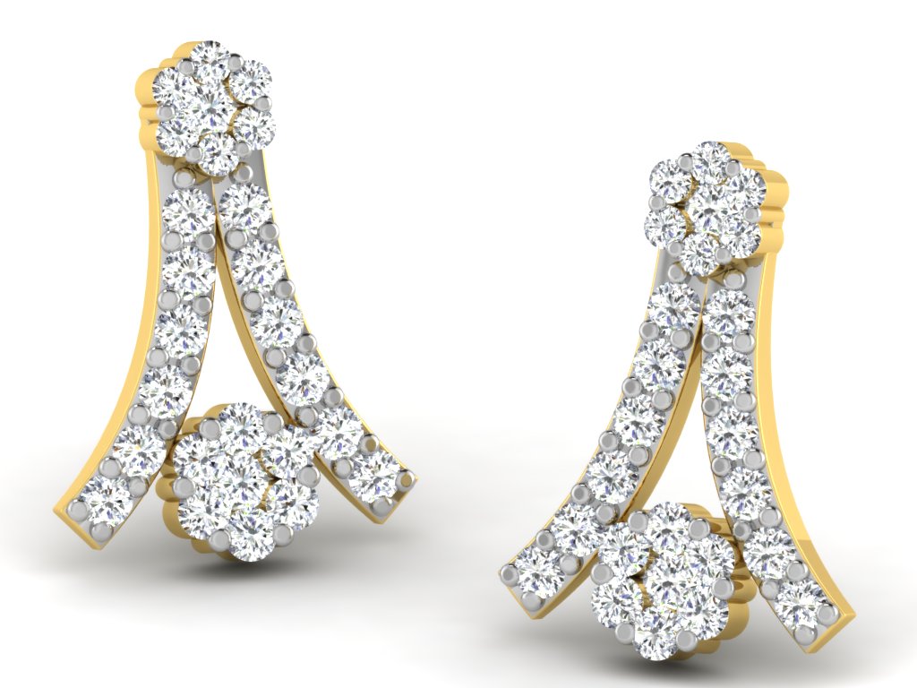 3D Jewelry Files Earring Model 3DM STL DE-3852