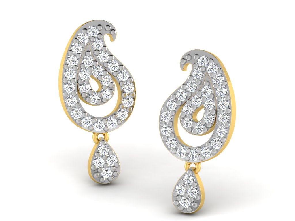 3D Jewelry Files Earring Model 3DM STL DE-3853