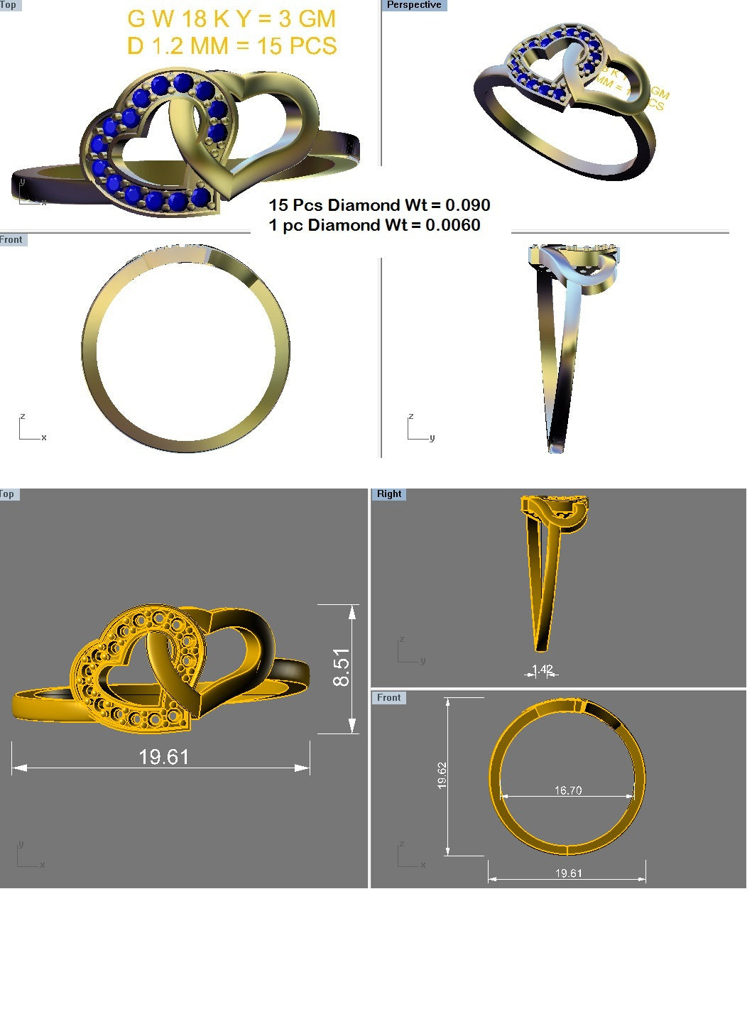 3D Jewelry Files Ring Model 3DM STL DGR2 (2)