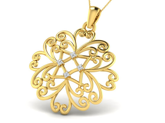 3D Jewelry Files Pendant Model 3DM STL DP-6144