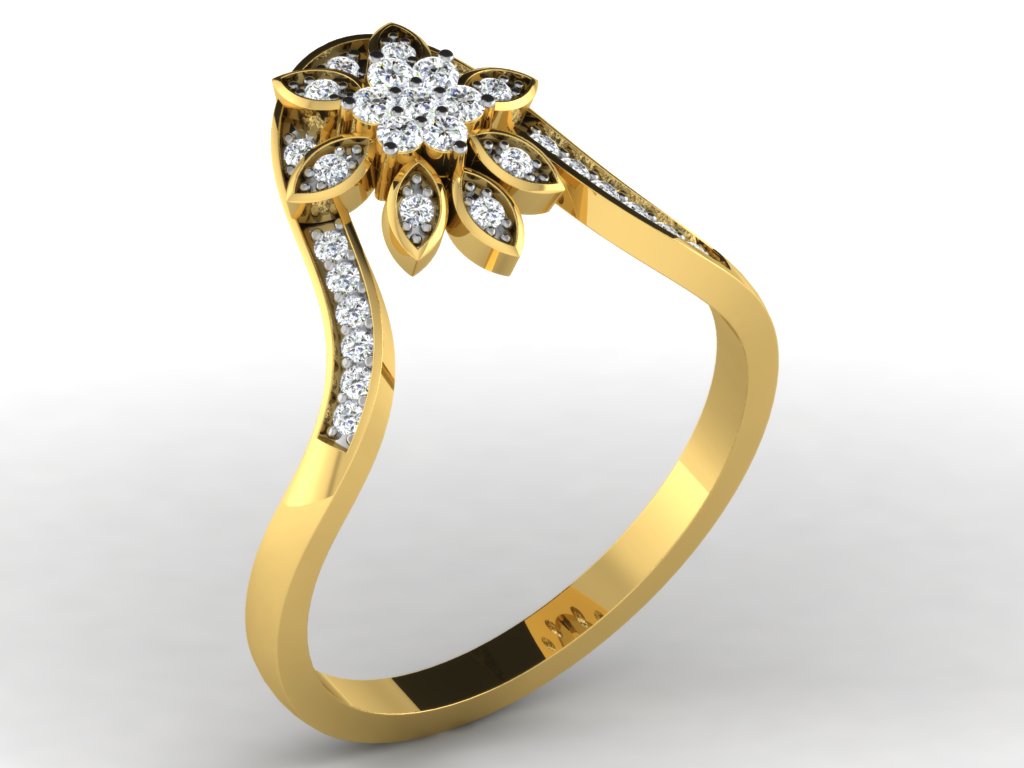 3D Jewelry Files Ring Model 3DM STL DR-6372