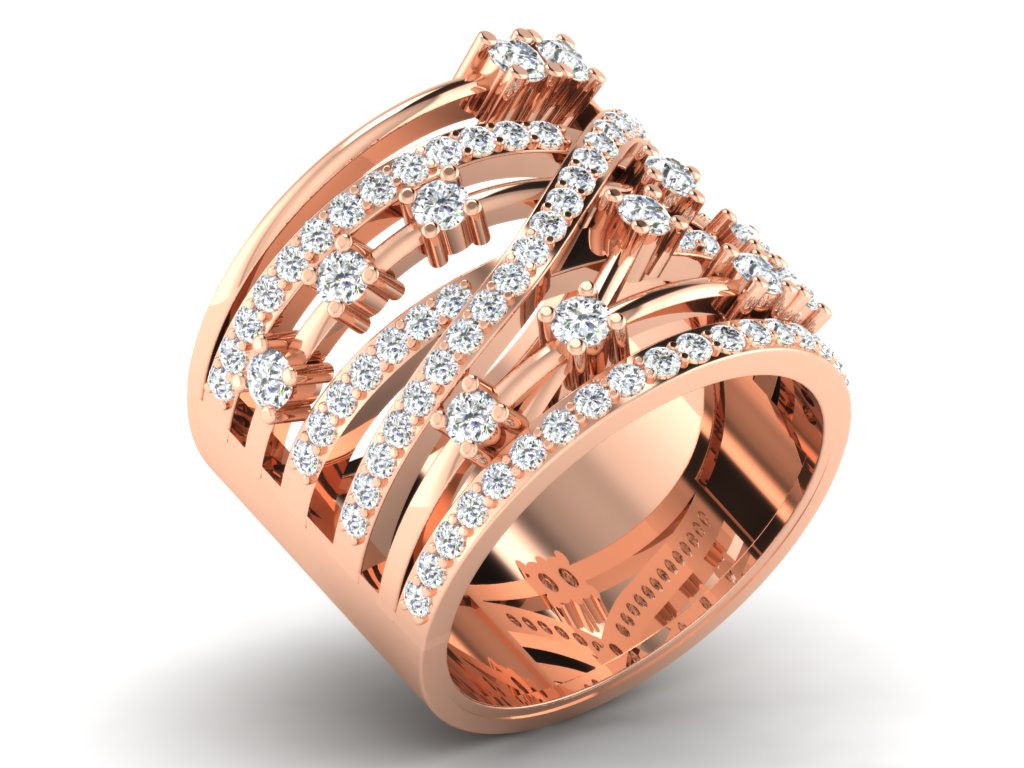 3D Jewelry Files Ring Model 3DM STL DR-6644