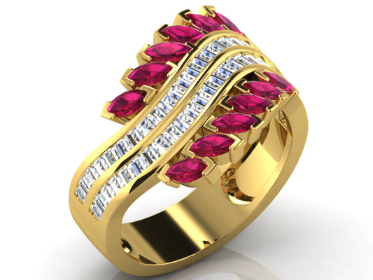 3D Jewelry Files Ring Model 3DM STL DR-6868