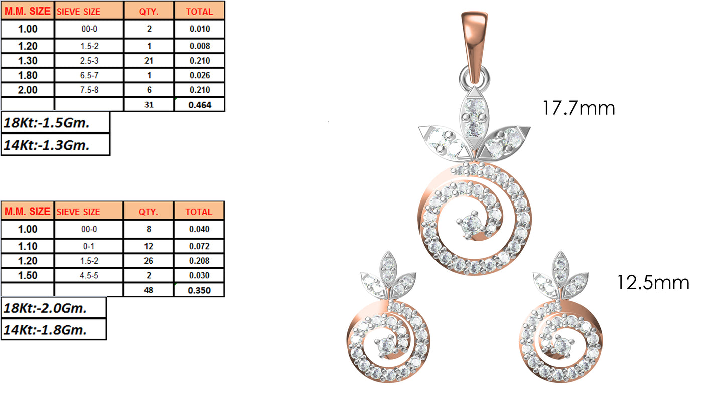 3D Jewelry Design Set Files 3DM STL DS5-P-108