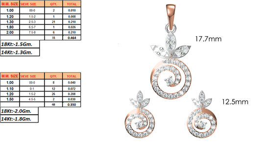 3D Jewelry Design Set Files 3DM STL DS5-P-108