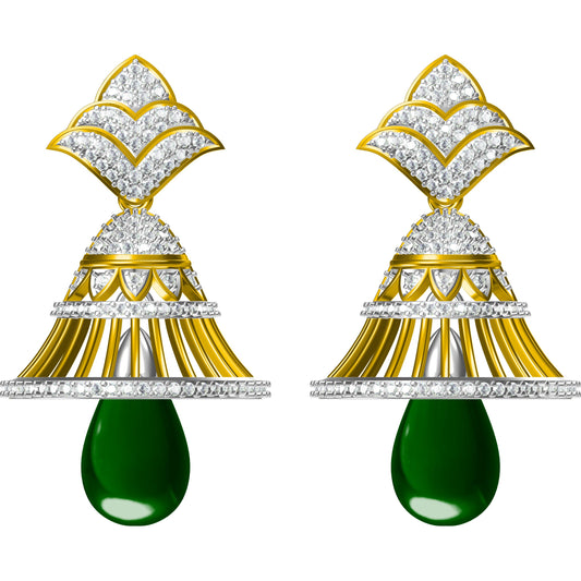 3D Jewelry Design Earring Files JCAD ER-003A-0235