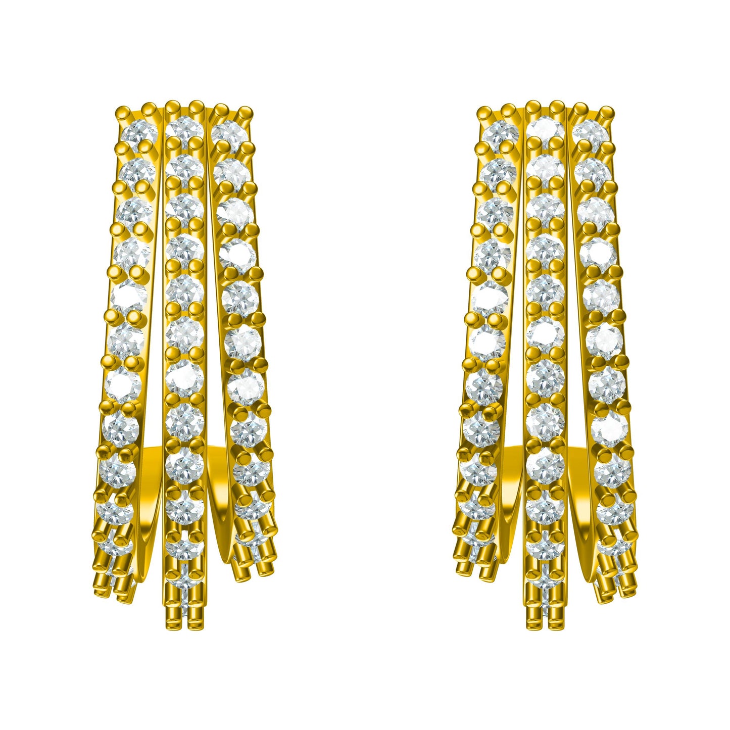 3D Jewelry Design Earring Files JCAD ER-006-0207