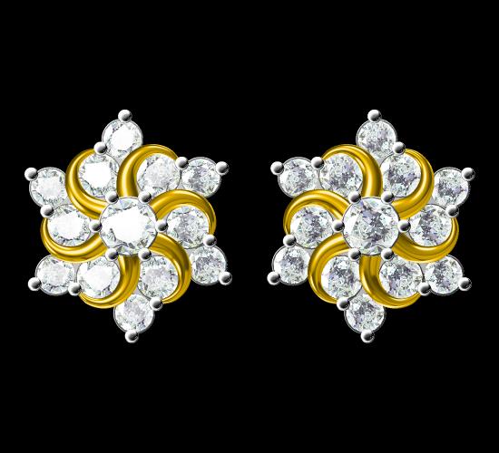 3D Jewelry Design Earring Files JCAD ER-010-0403