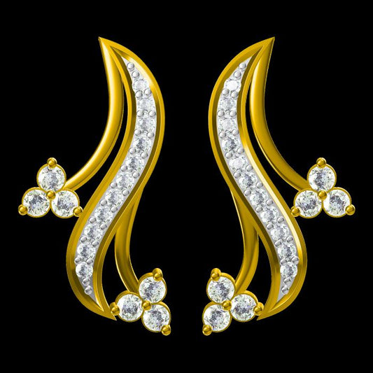 3D Jewelry Design Earring Files JCAD ER-015-0481