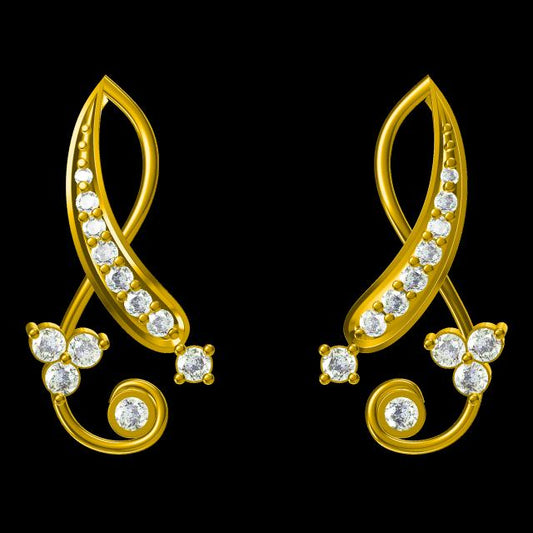 3D Jewelry Design Earring Files JCAD ER-016-0482