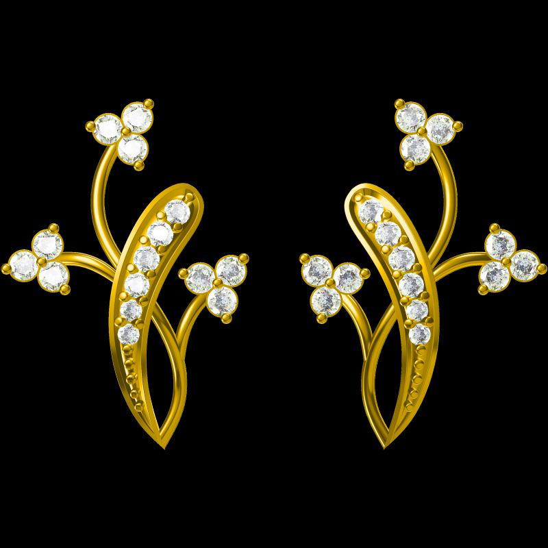 3D Jewelry Design Earring Files JCAD ER-018-0484