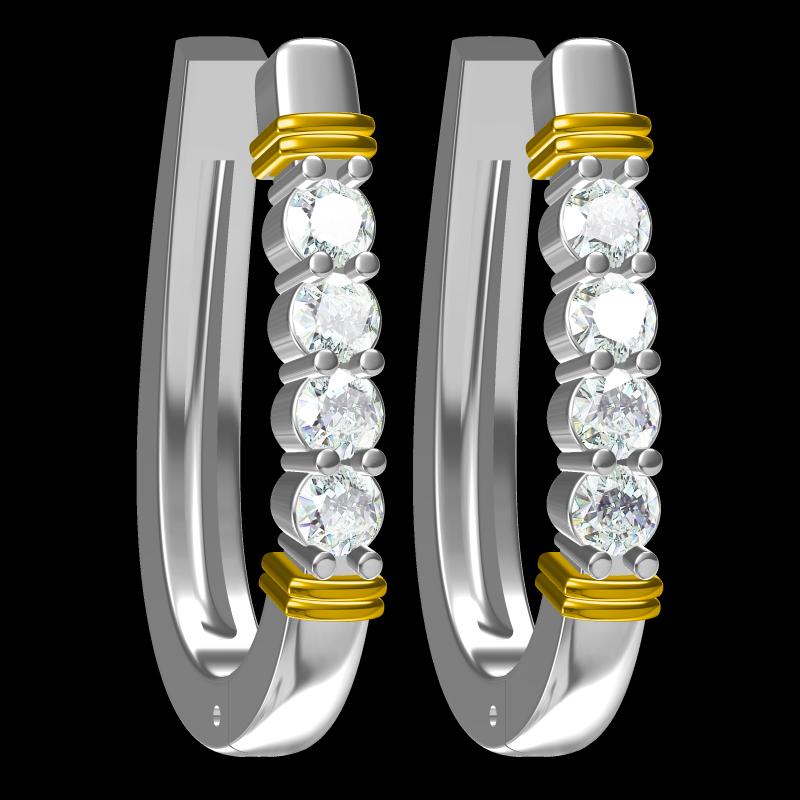 3D Jewelry Design Earring Files JCAD ER-020-0486