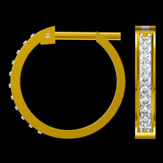 Free 3D Jewelry Design Earring Files JCAD ER-035-0748
