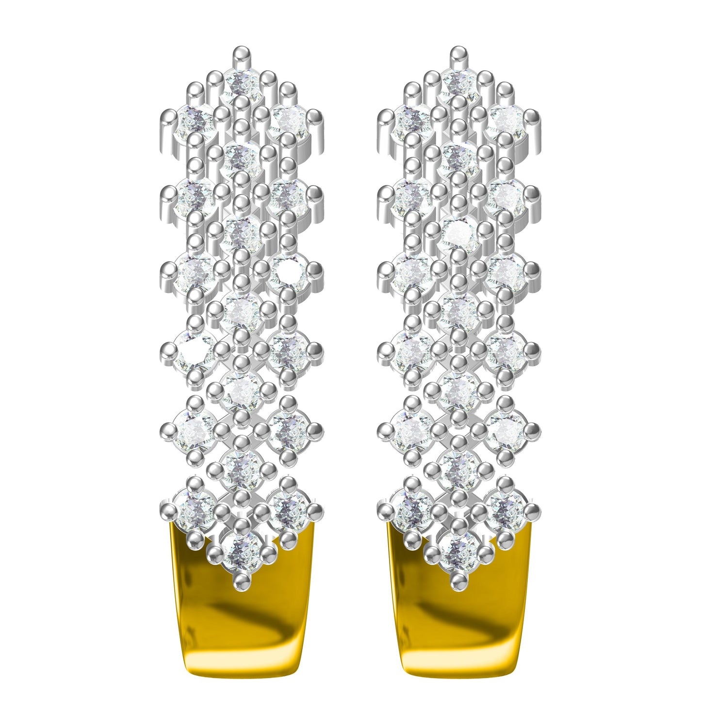 3D Jewelry Design Earring Files JCAD ER-044A-1163