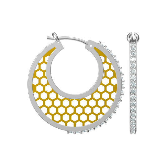 3D Jewelry Design Earring Files JCAD ER-068-0958