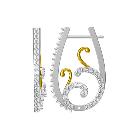 3D Jewelry Design Earring Files JCAD ER-073-0963