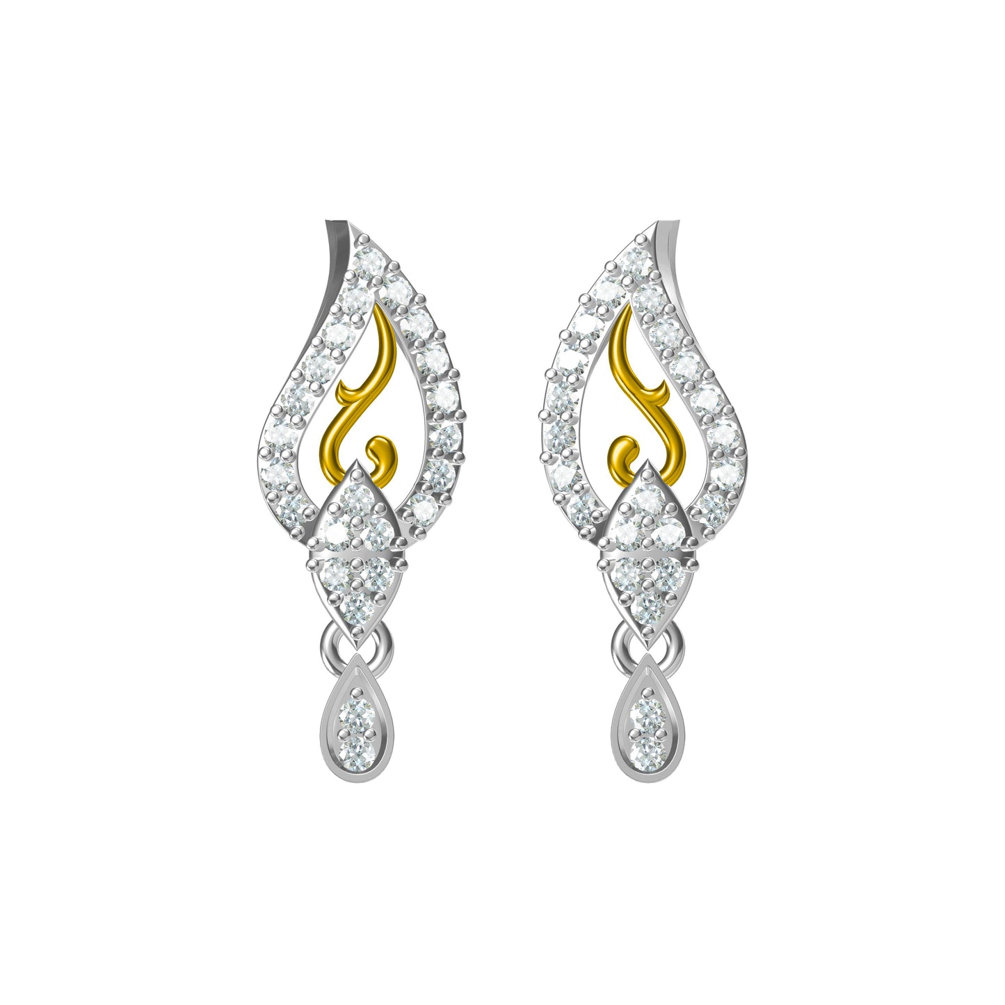 3D Jewelry Design Earring Files JCAD ER-087-1012