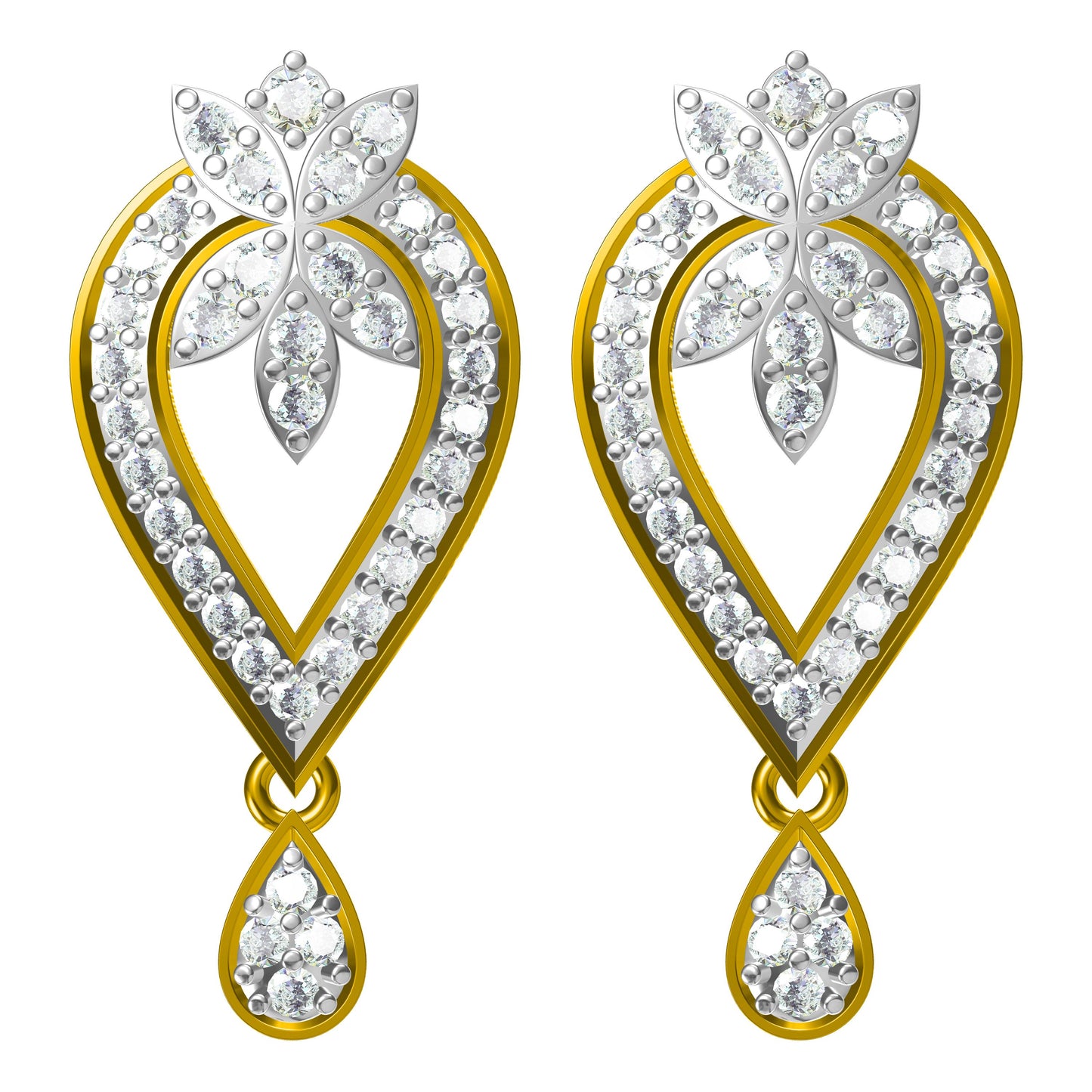 3D Jewelry Design Earring Files JCAD ER-092-1124