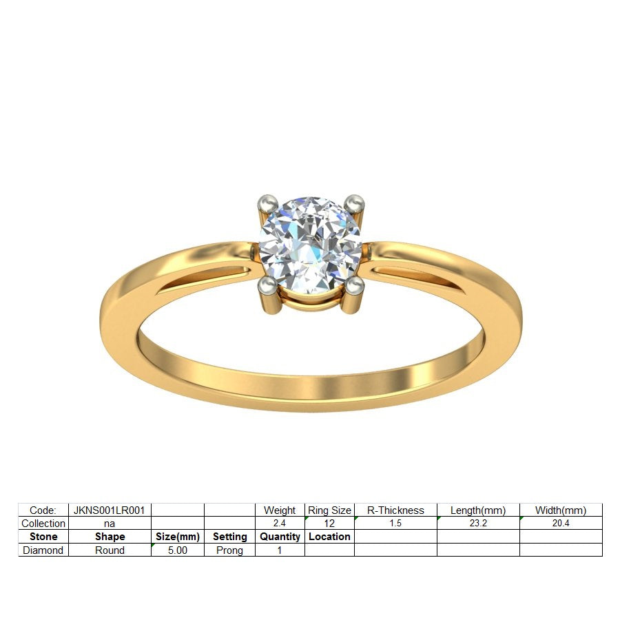 3D Jewelry Files Ring Model 3DM STL JKNS001LR001-Y