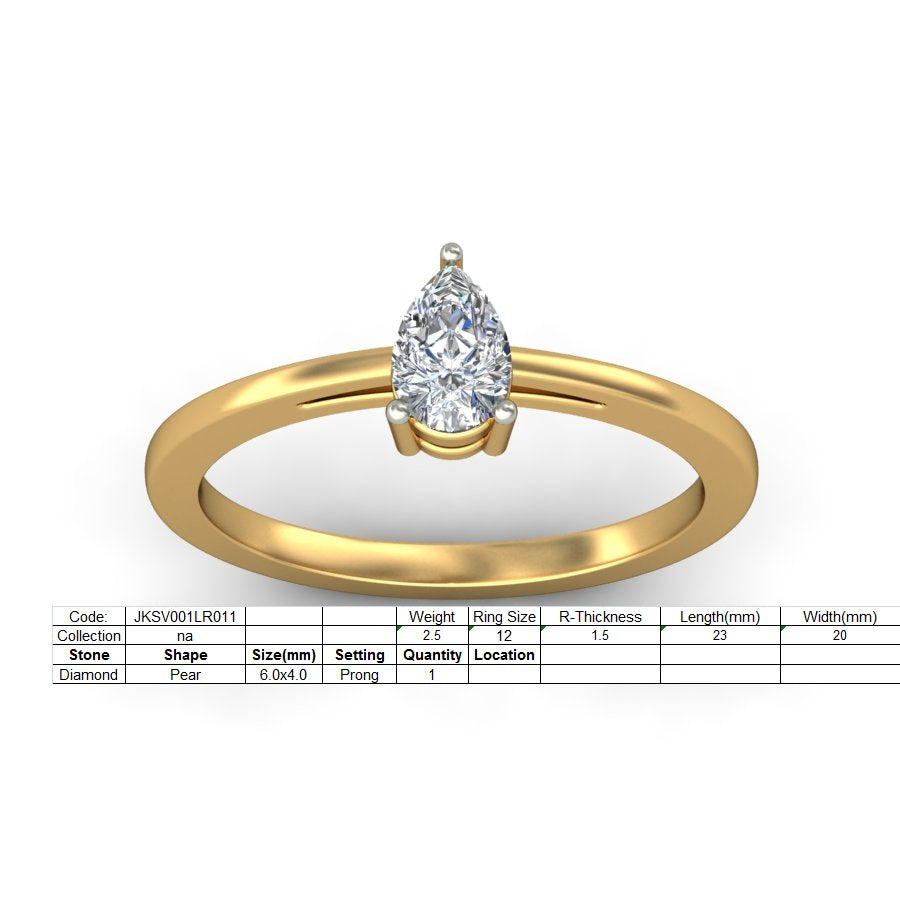 3D Jewelry Files Ring Model 3DM STL JKSV001LR011-Y