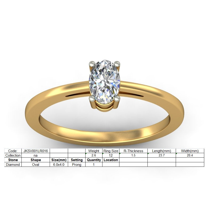 3D Jewelry Files Ring Model 3DM STL JKSV001LR016-Y