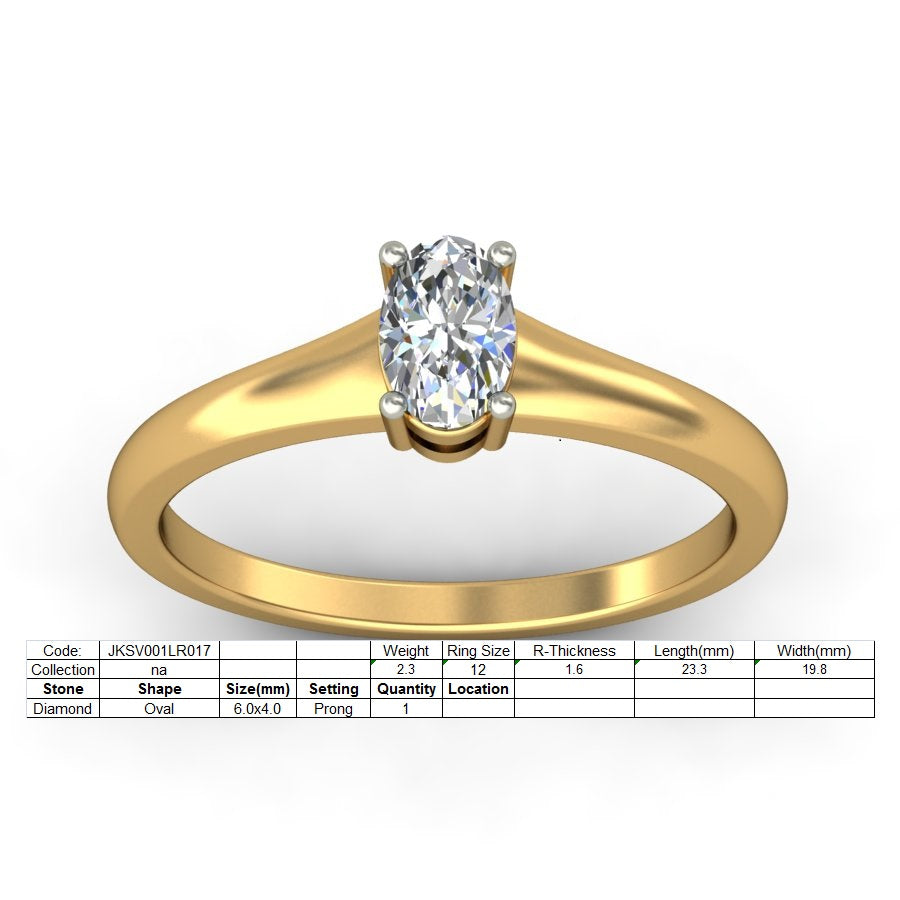 3D Jewelry Files Ring Model 3DM STL JKSV001LR017-Y