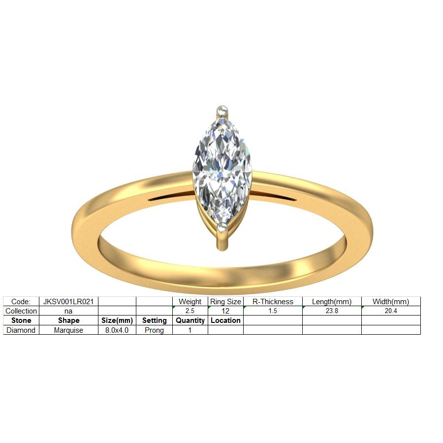 3D Jewelry Files Ring Model 3DM STL JKSV001LR021-Y