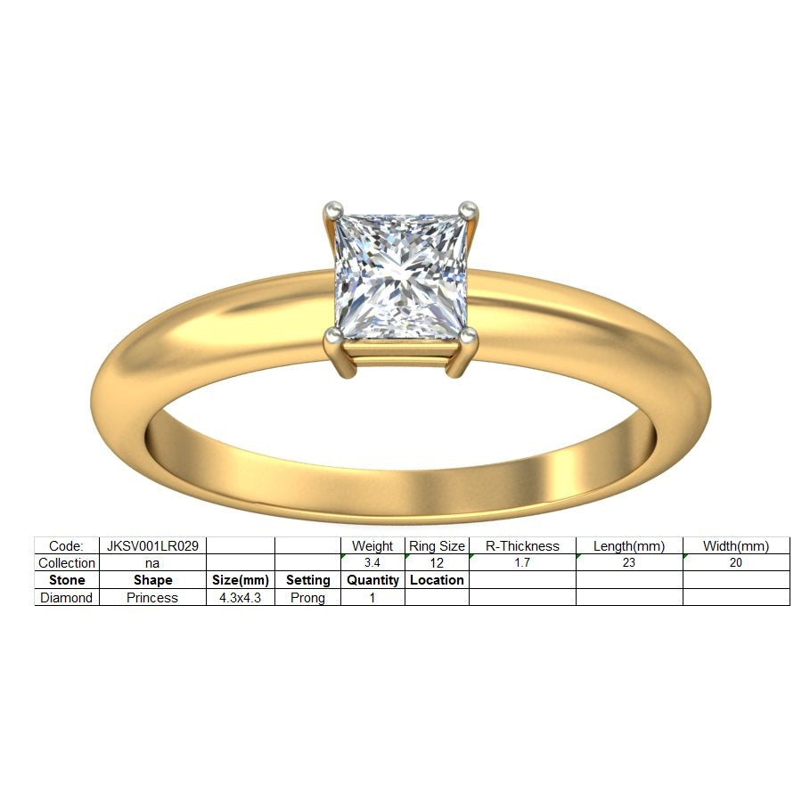 3D Jewelry Files Ring Model 3DM STL JKSV001LR029-Y