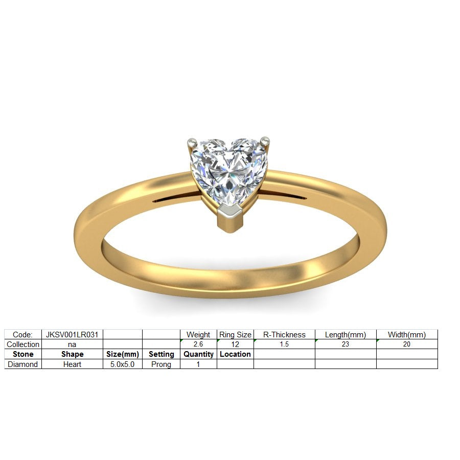 3D Jewelry Files Ring Model 3DM STL JKSV001LR031-Y