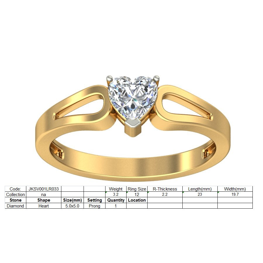 3D Jewelry Files Ring Model 3DM STL JKSV001LR033-Y