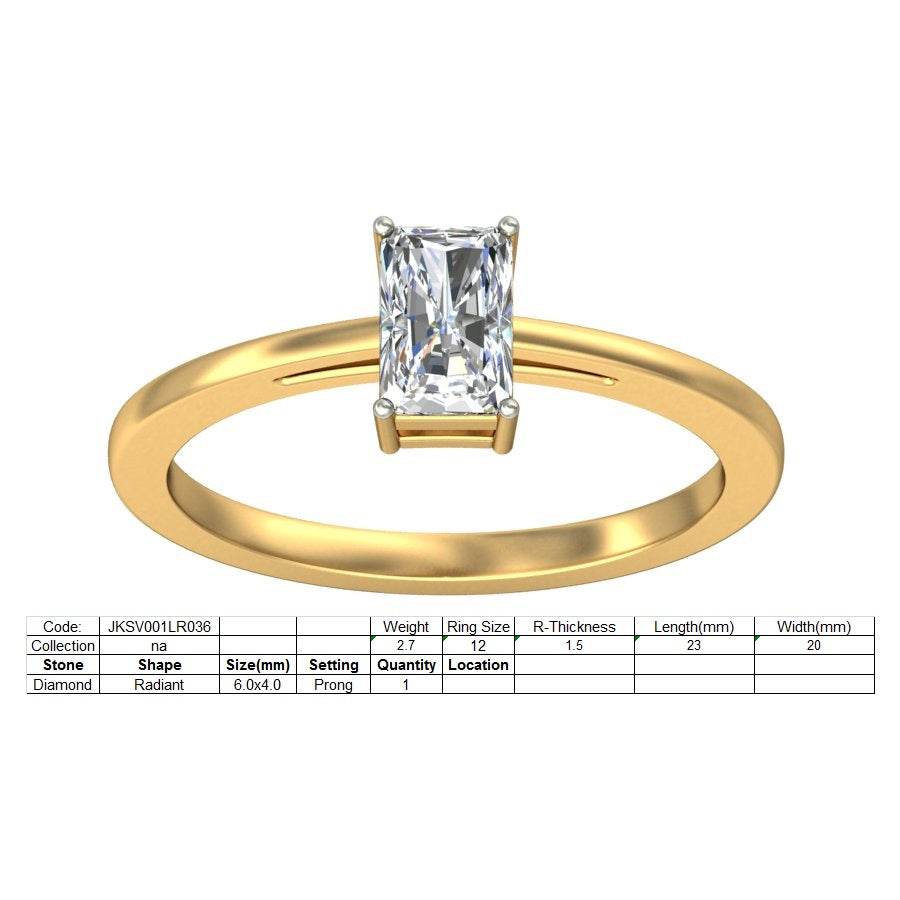 3D Jewelry Files Ring Model 3DM STL JKSV001LR036-Y