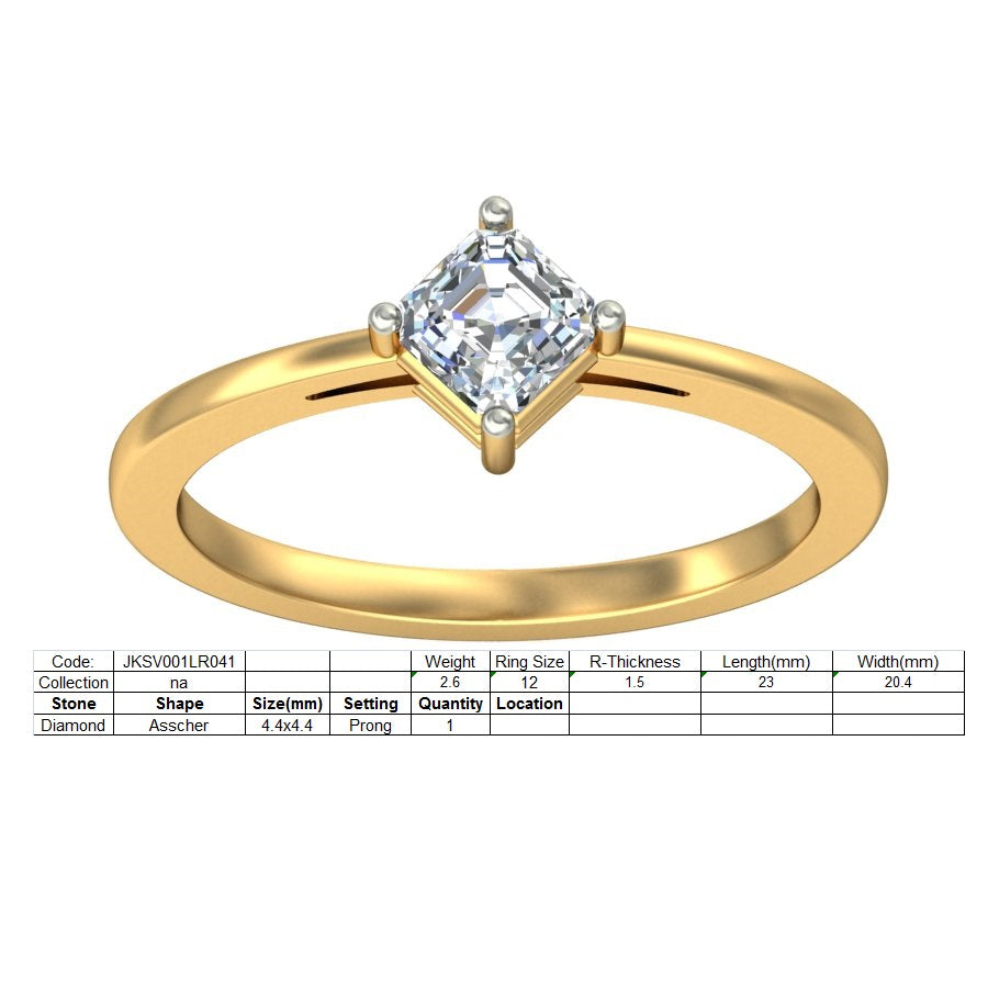 3D Jewelry Files Ring Model 3DM STL JKSV001LR041-Y