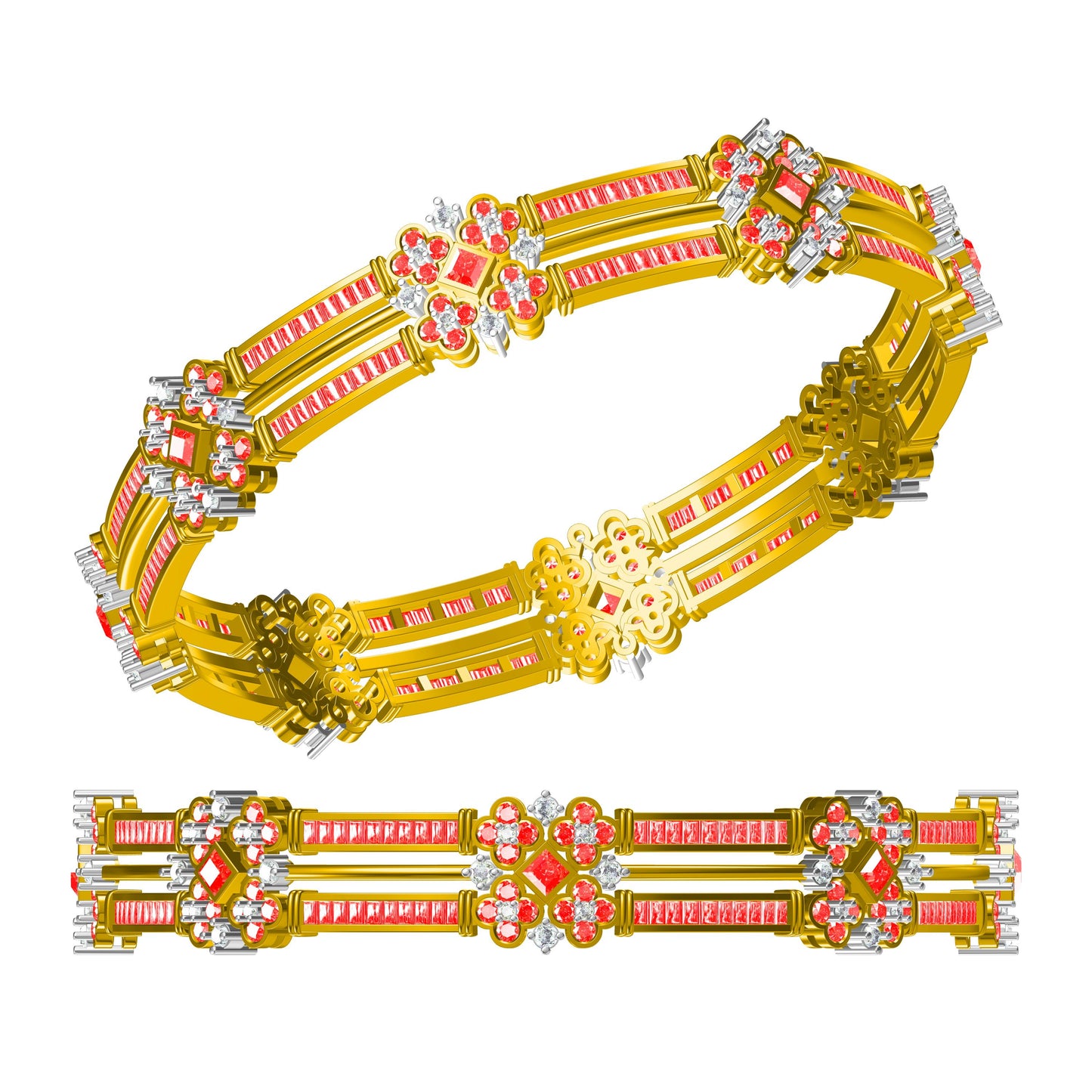 3D Jewelry Files Bracelet Model JCAD LBN-033-1770