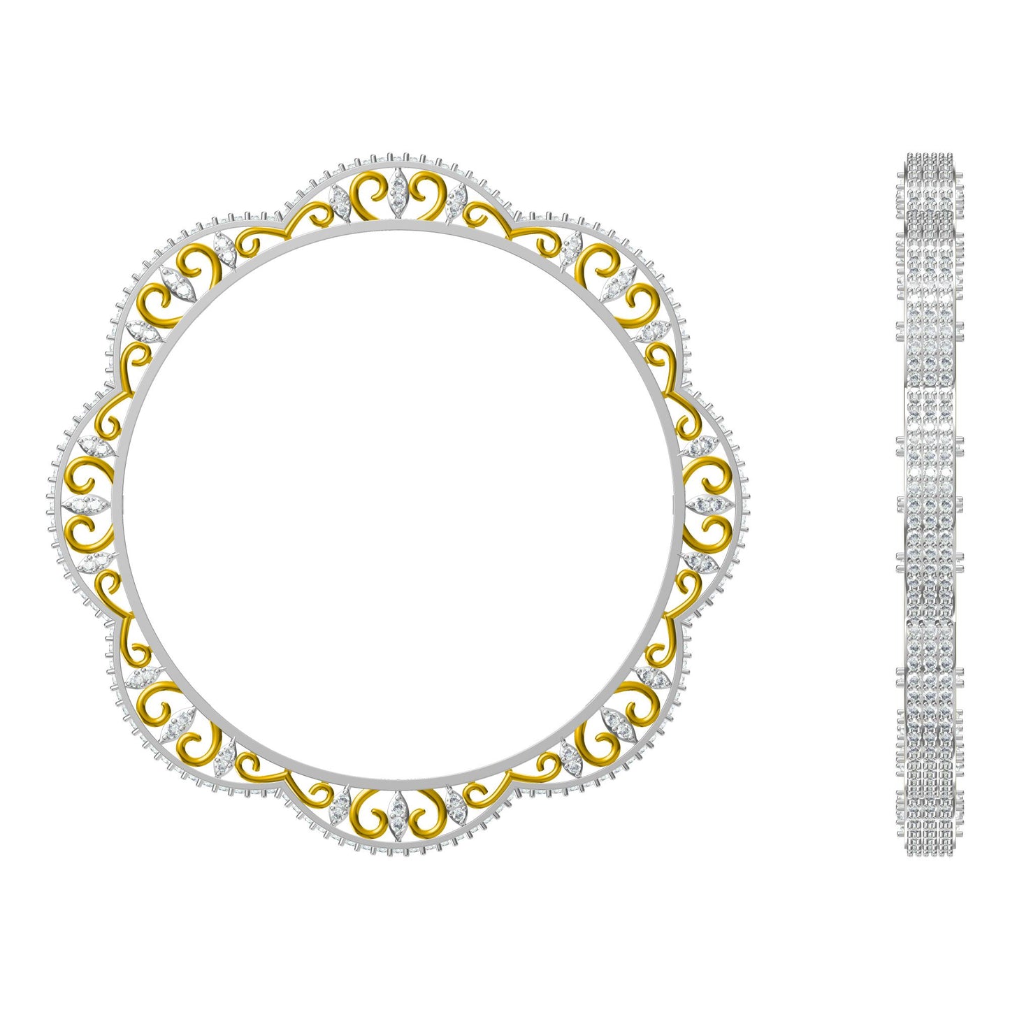 3D Jewelry Files Bracelet Model JCAD LBN-0375-7658