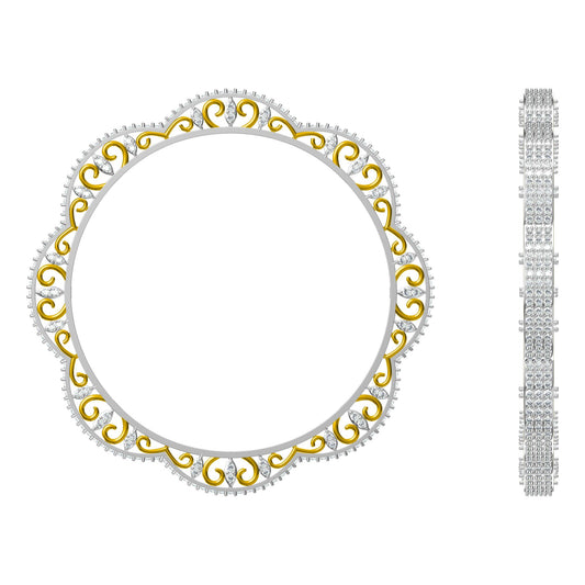 3D Jewelry Files Bracelet Model JCAD LBN-0375-7658