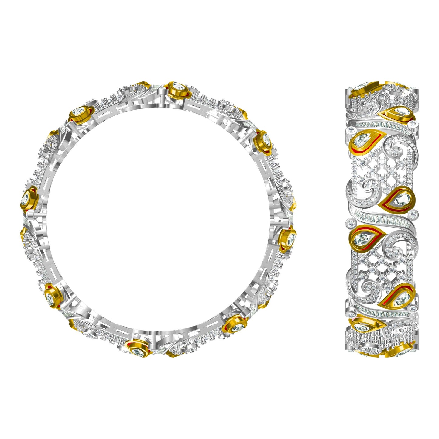 3D Jewelry Files Bracelet Model JCAD LBN-0396-7993