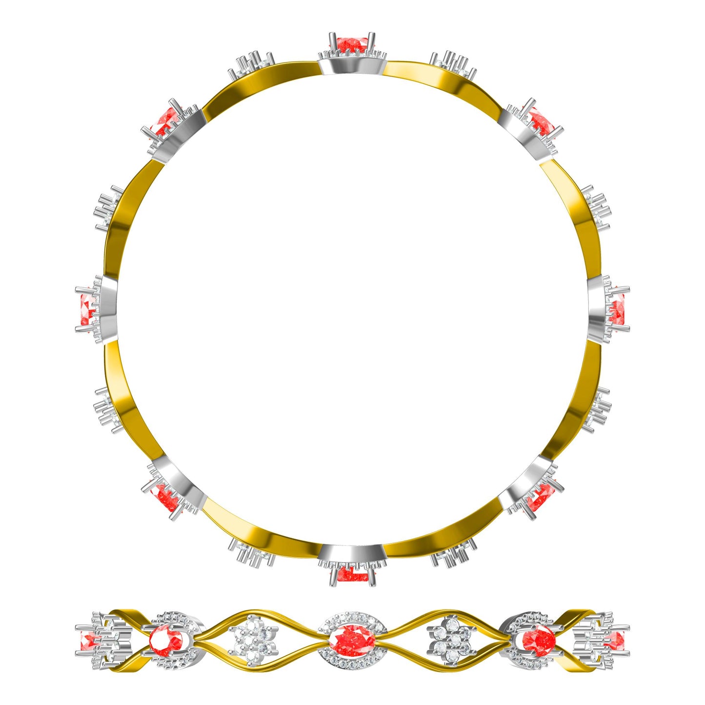 3D Jewelry Files Bracelet Model JCAD LBN-0459-9685