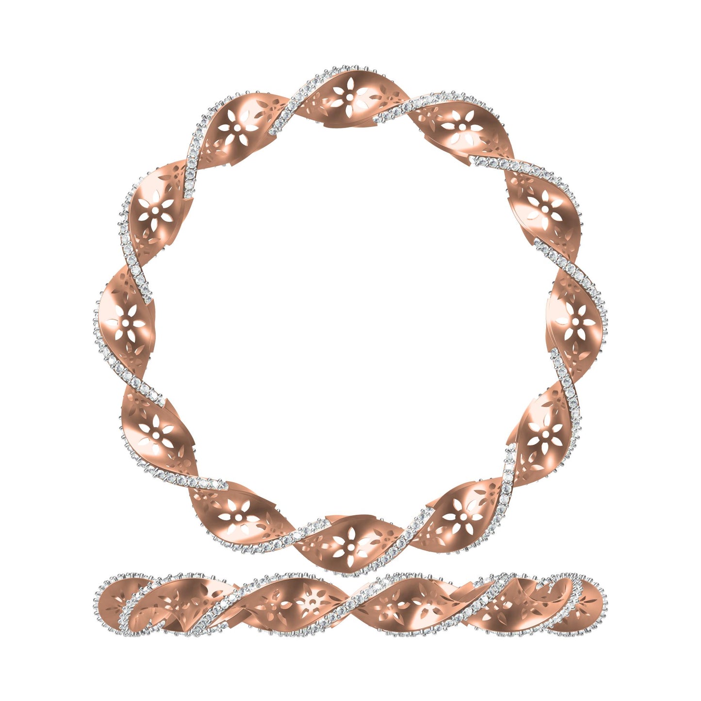 3D Jewelry Files Bracelet Model JCAD LBN-0469-10458