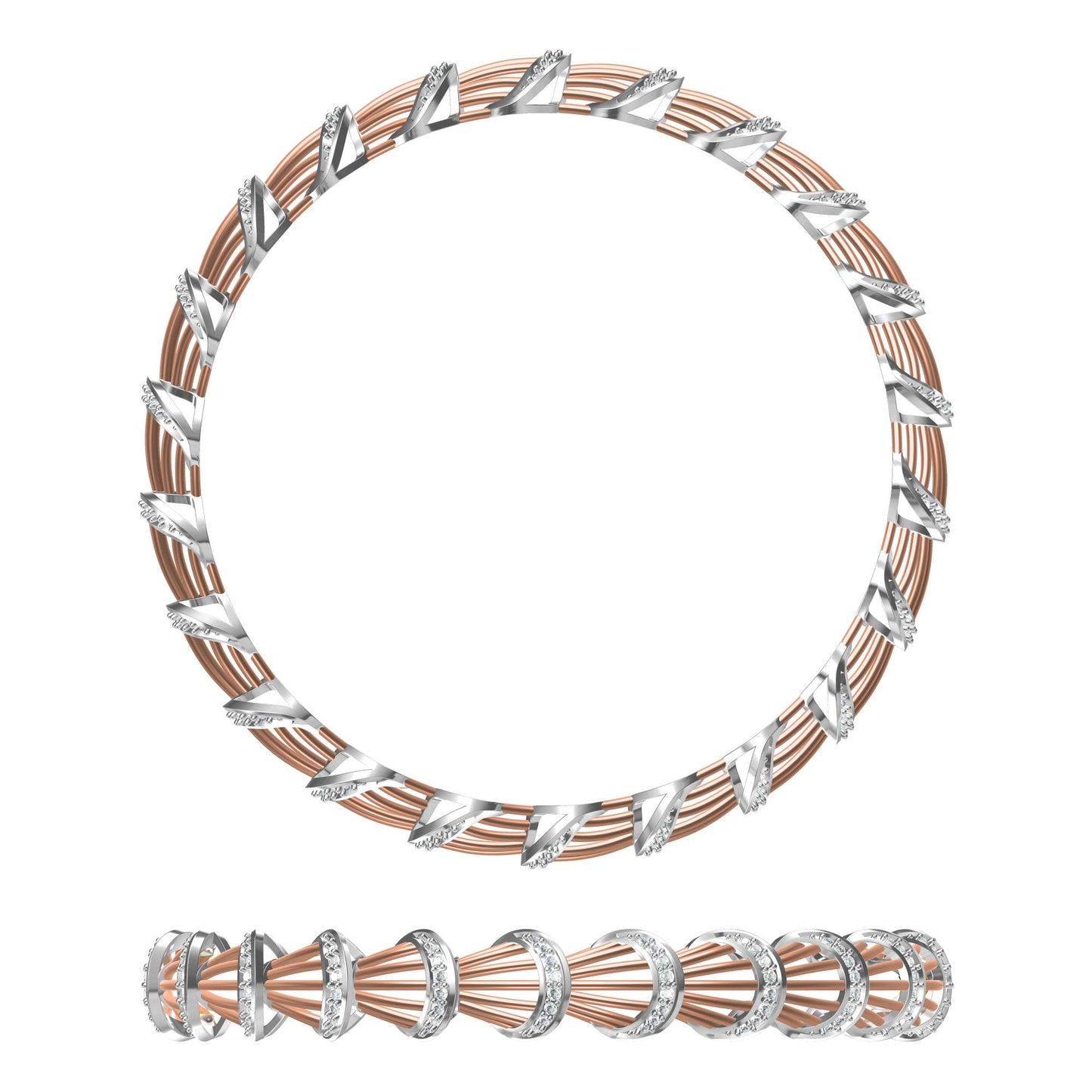 3D Jewelry Files Bracelet Model JCAD LBN-0491-10560