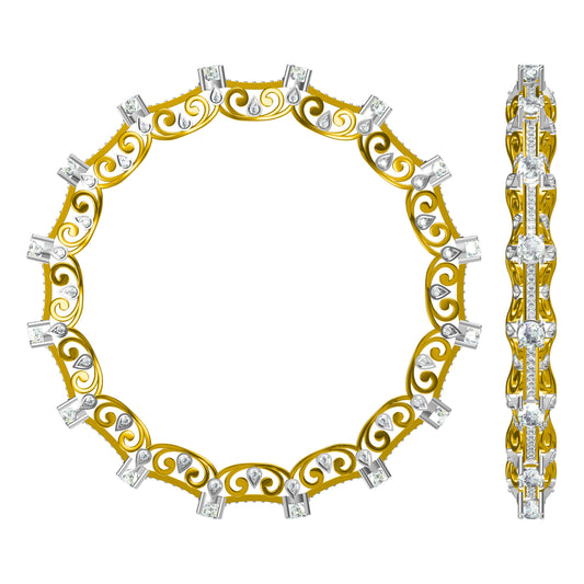 3D Jewelry Files Bracelet Model JCAD LBN-066A-2012