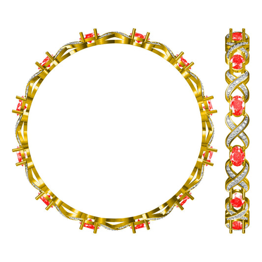 3D Jewelry Files Bracelet Model JCAD LBN-076A-7764