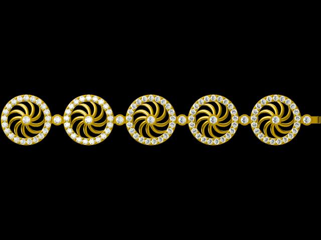 3D Jewelry Design Bracelet Files JCAD LBR-003-0401