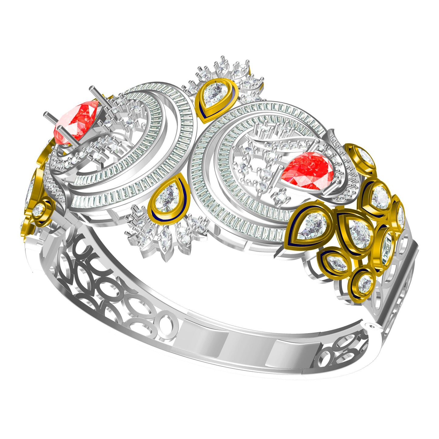 3D Jewelry Files Bracelet Model JCAD LBR-0293-6176